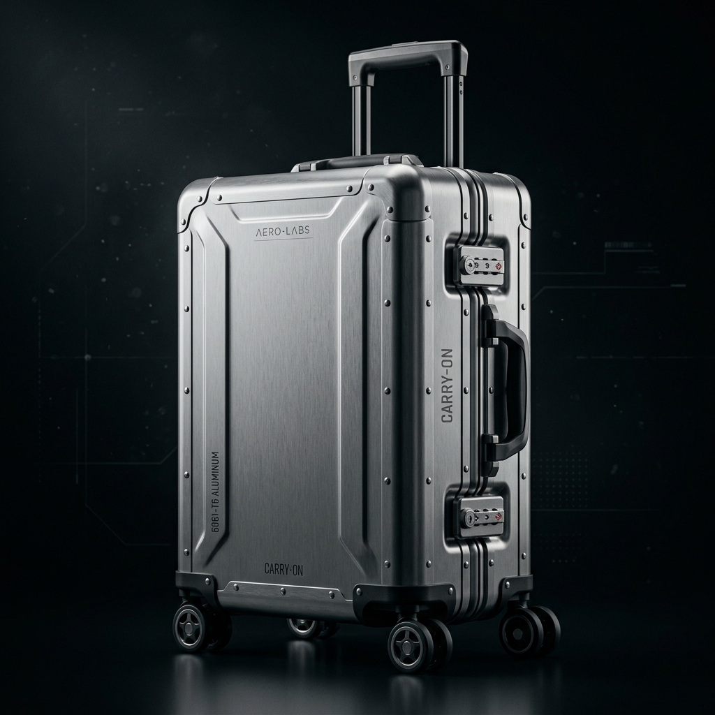 Aluminum Hard-Shell Carry-On